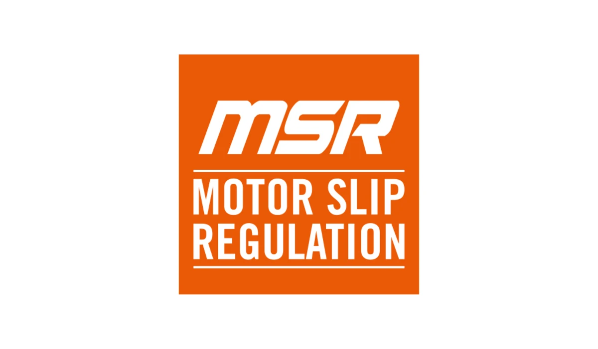 KTM Motor slip regulation (MSR)
