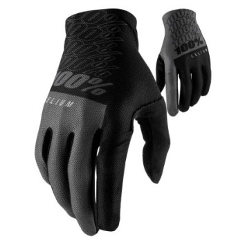 100% Celium Gloves Black/Grey